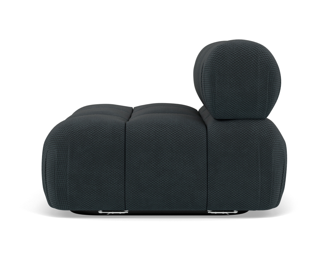 Module d'assise sans accoudoirs en velours texturé Ruby Module d'assise sans accoudoirs en velours texturé Ruby