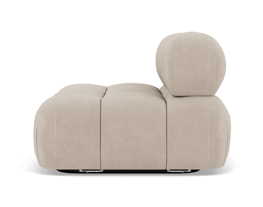 Module d'assise sans accoudoirs en velours texturé Ruby Module d'assise sans accoudoirs en velours texturé Ruby