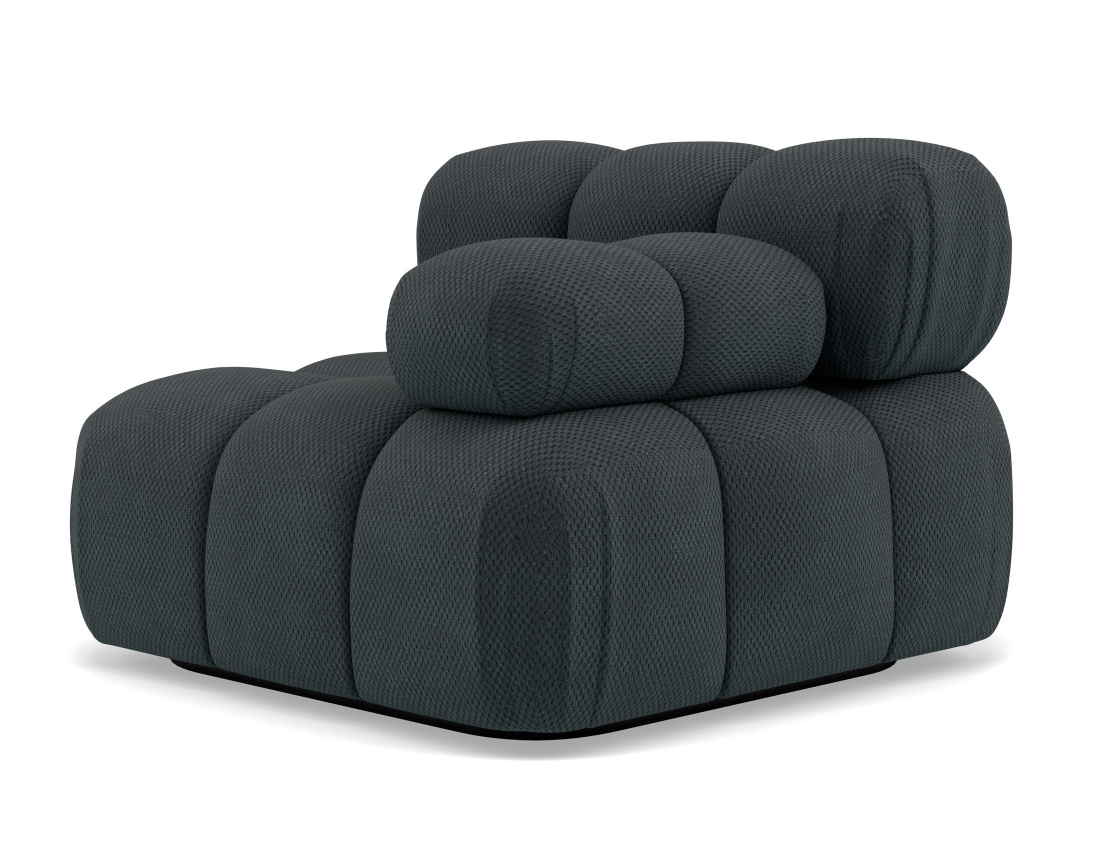 Module d'assise droit en velours texturé Ruby Module d'assise droit en velours texturé Ruby