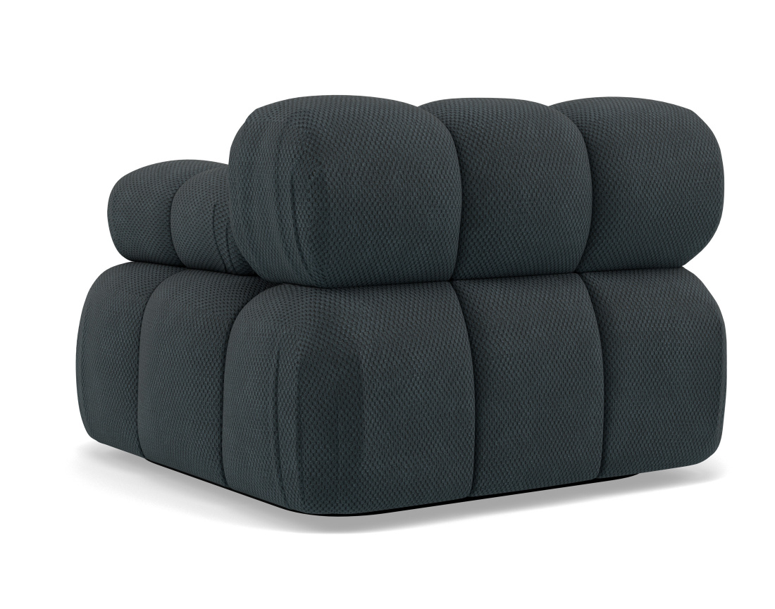 Module d'assise droit en velours texturé Ruby Module d'assise droit en velours texturé Ruby