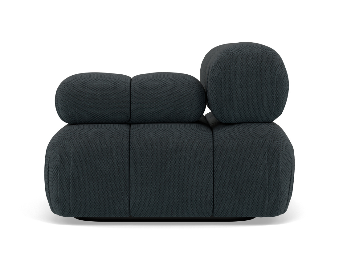 Module d'assise droit en velours texturé Ruby Module d'assise droit en velours texturé Ruby