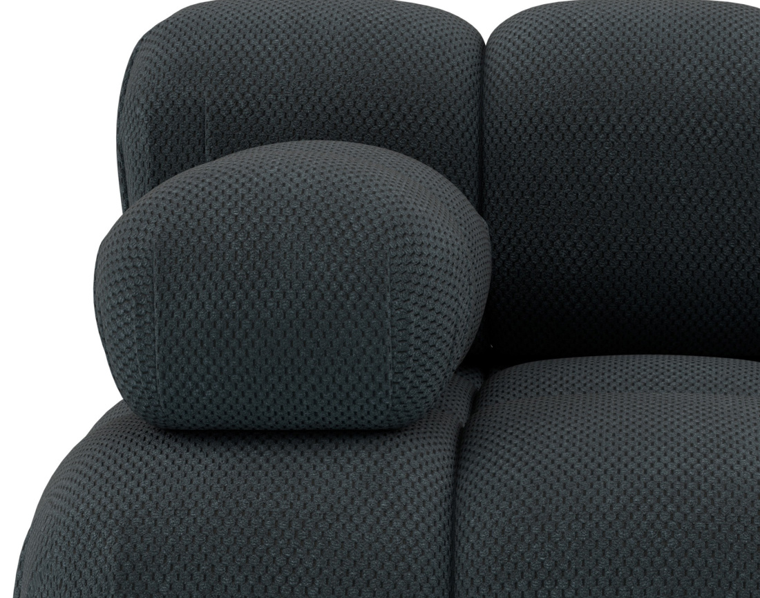 Module d'assise gauche en velours texturé Ruby Module d'assise gauche en velours texturé Ruby