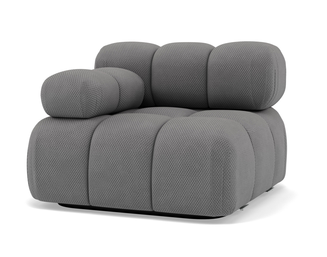 Module d'assise gauche en velours texturé Ruby Module d'assise gauche en velours texturé Ruby