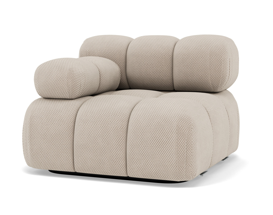 Module d'assise gauche en velours texturé Ruby Module d'assise gauche en velours texturé Ruby