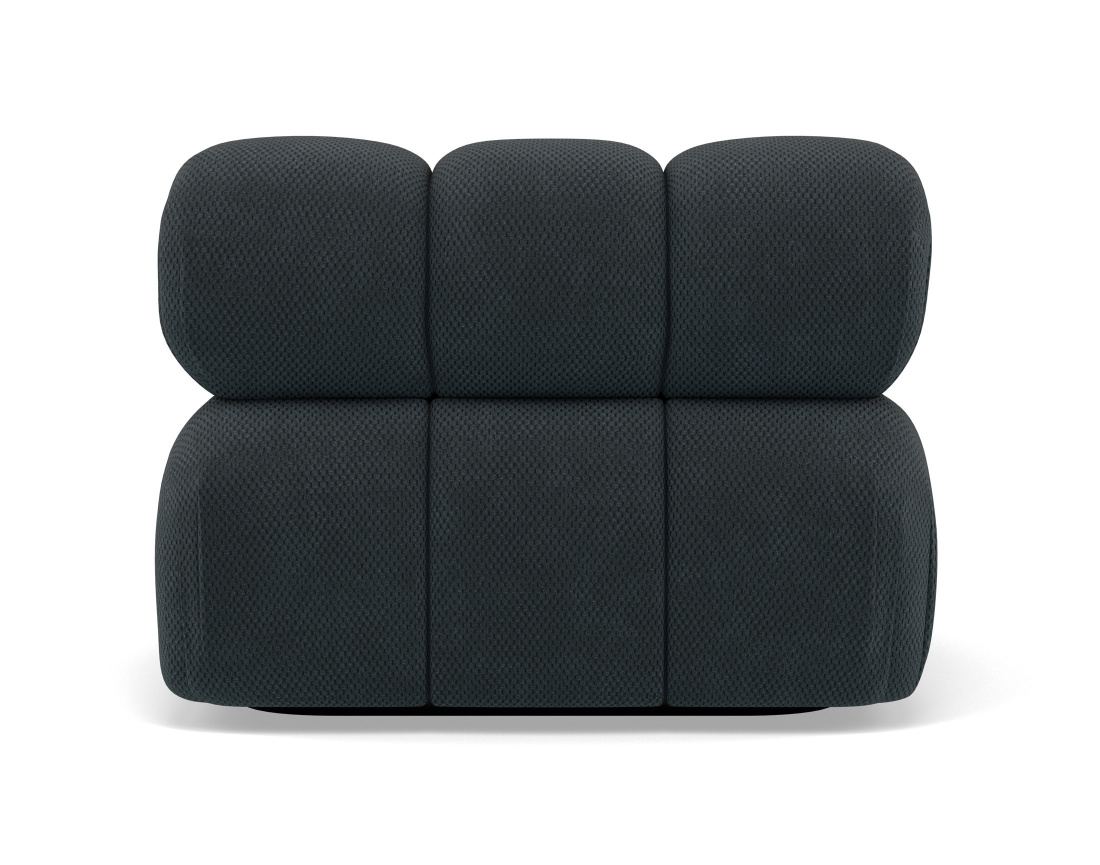 Module d'assise gauche en velours texturé Ruby Module d'assise gauche en velours texturé Ruby