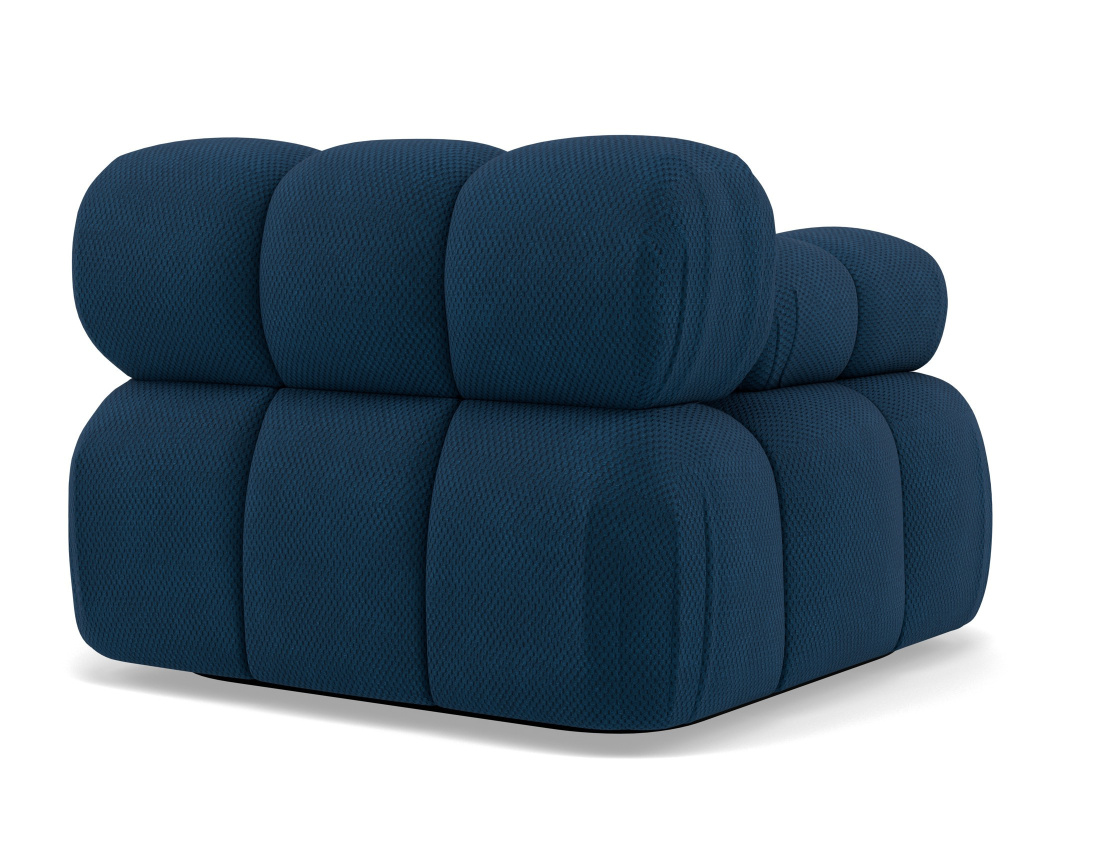 Module d'assise gauche en velours texturé Ruby