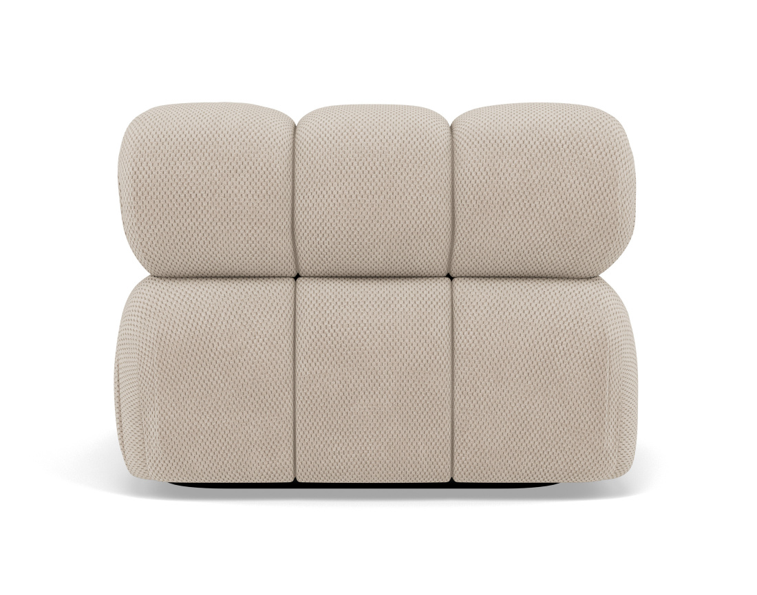 Module d'assise d'angle droit en velours texturé Ruby Module d'assise d'angle droit en velours texturé Ruby