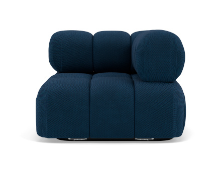 Module d'assise d'angle droit en velours texturé Ruby