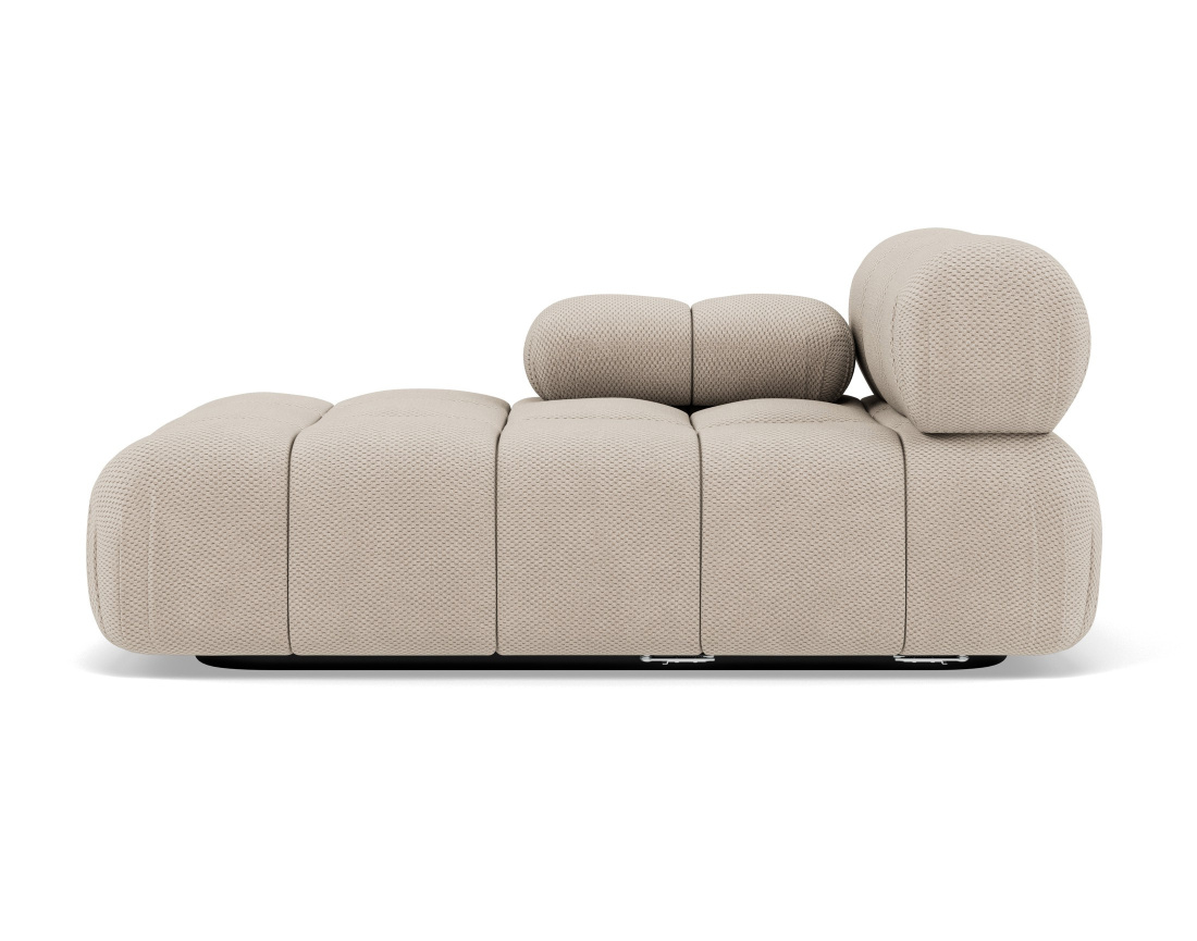 Module d'assise méridienne gauche en velours texturé Ruby Module d'assise méridienne gauche en velours texturé Ruby