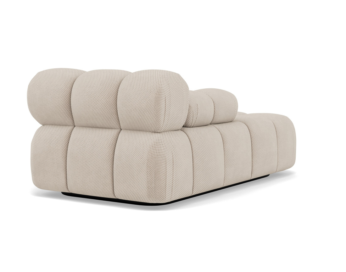 Module d'assise méridienne gauche en velours texturé Ruby Module d'assise méridienne gauche en velours texturé Ruby