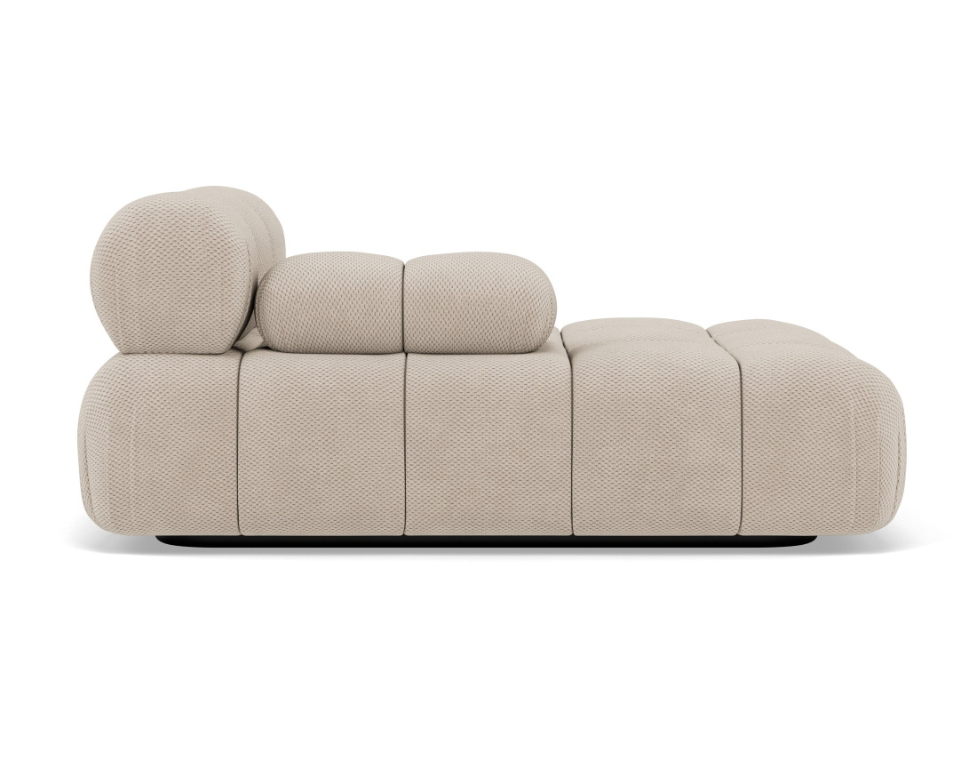 Module d'assise méridienne gauche en velours texturé Ruby Module d'assise méridienne gauche en velours texturé Ruby