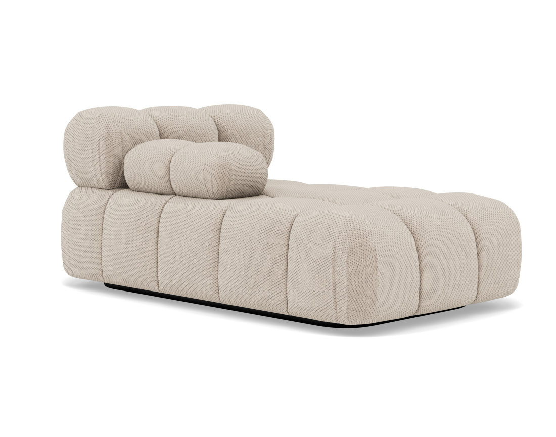 Module d'assise méridienne gauche en velours texturé Ruby Module d'assise méridienne gauche en velours texturé Ruby