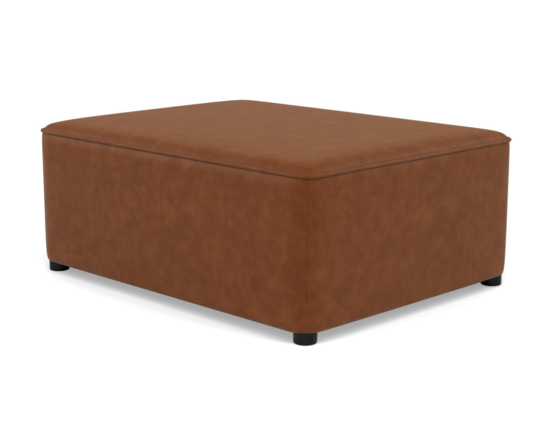 Pouf en simili Topaze