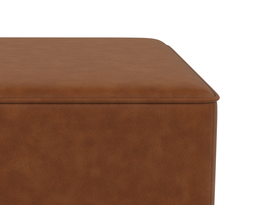 Pouf en simili Topaze