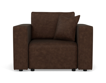 Fauteuil en simili Topaze
