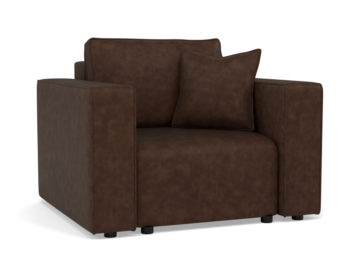 Fauteuil en simili Topaze