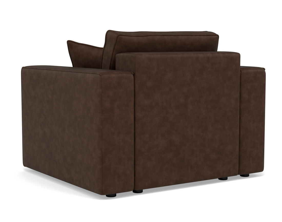 Fauteuil en simili Topaze