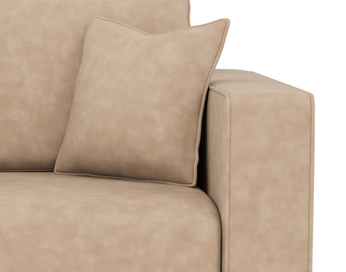 Canapé droit 2 places en simili Topaze Canapé droit 2 places en simili Topaze