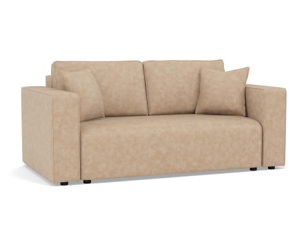 Canapé droit 2 places en simili Topaze