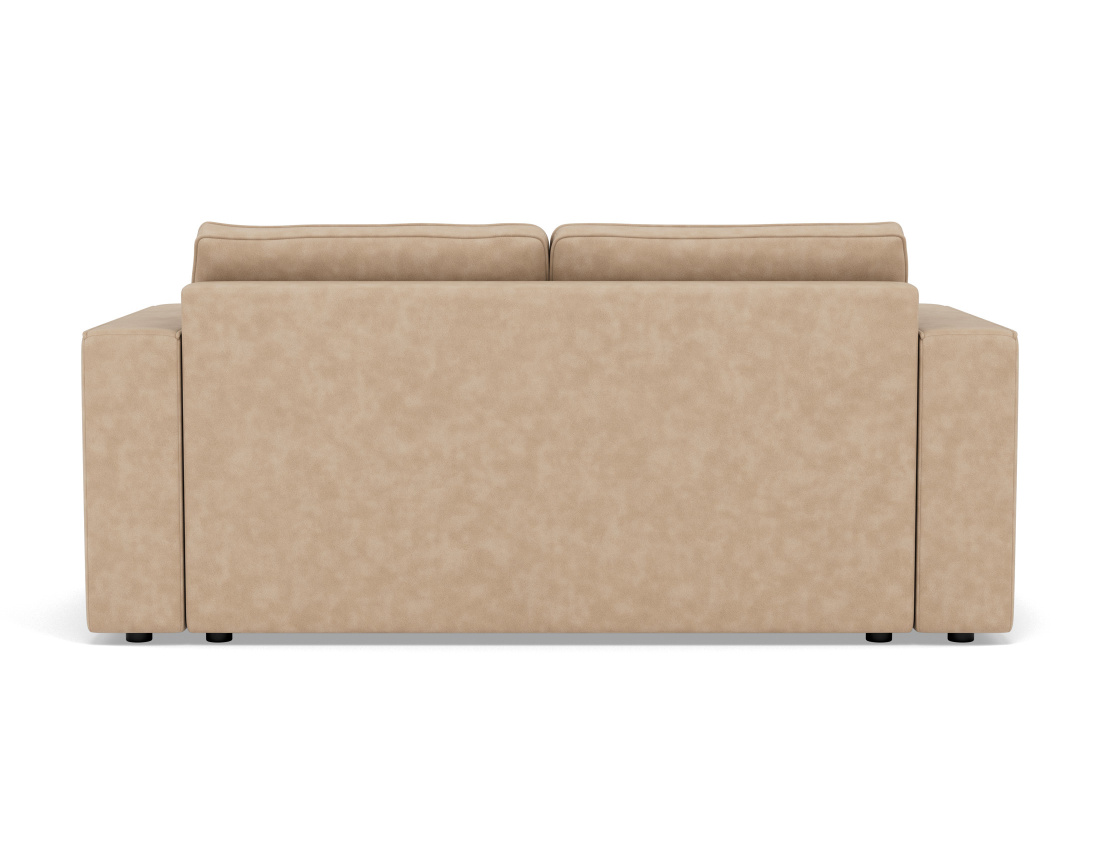 Canapé droit 2 places en simili Topaze Canapé droit 2 places en simili Topaze