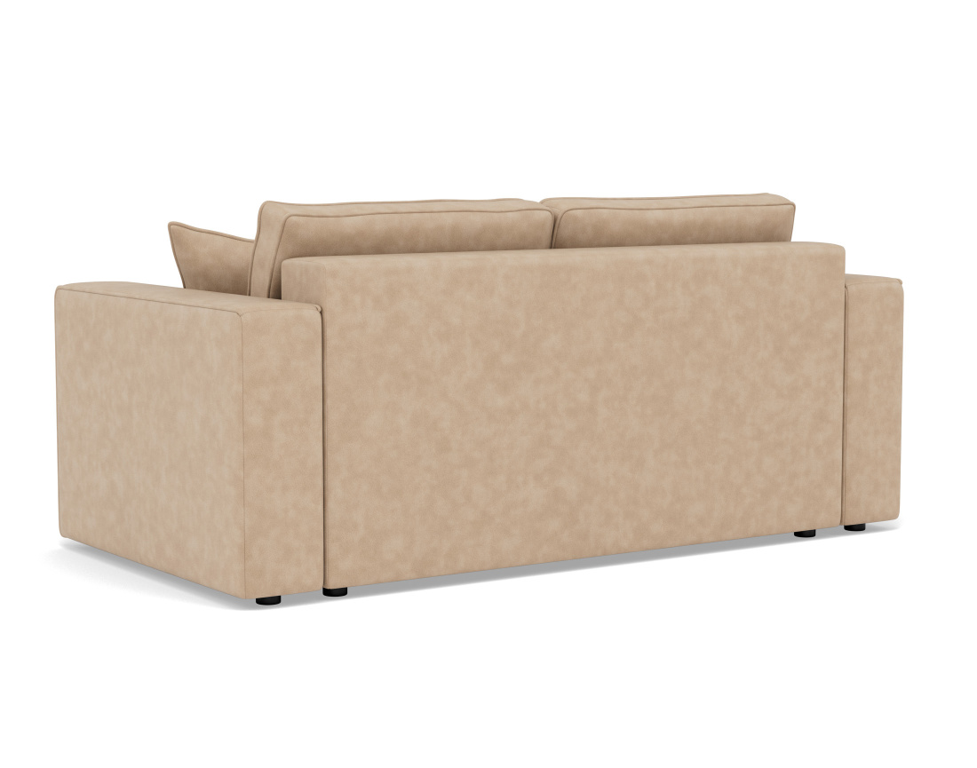 Canapé droit 2 places en simili Topaze Canapé droit 2 places en simili Topaze