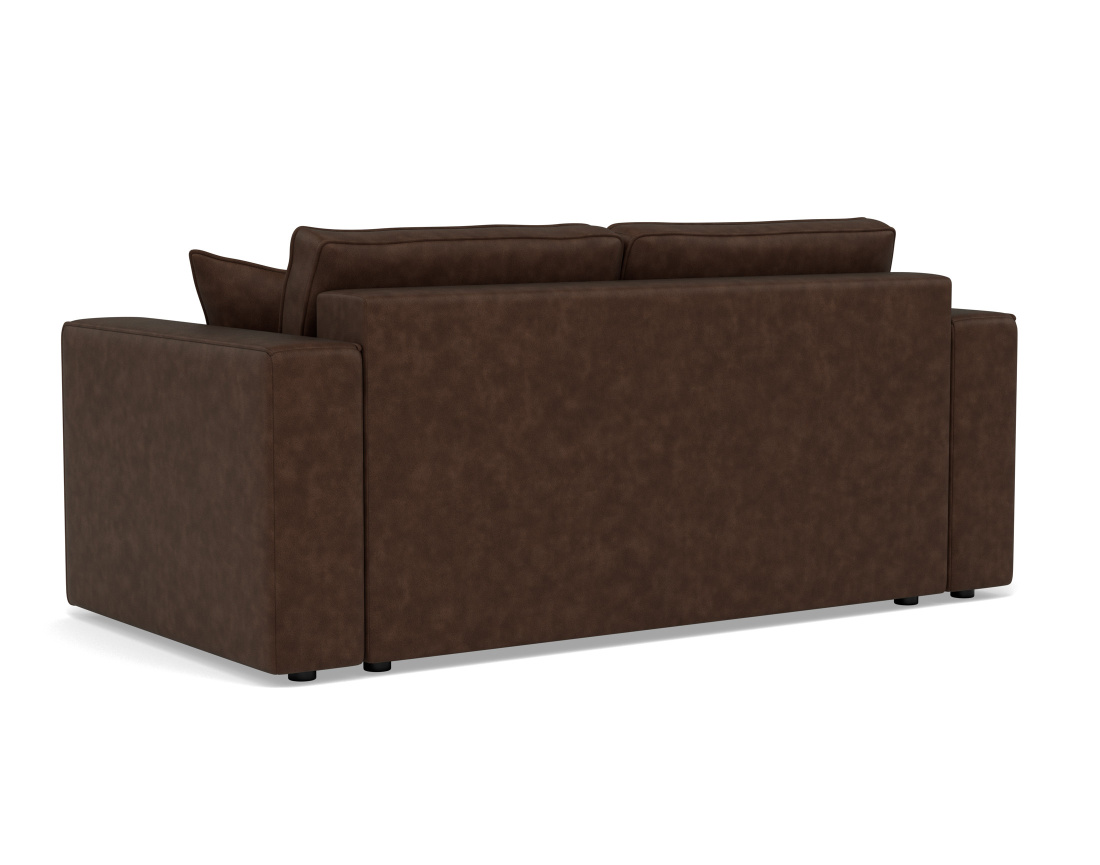 Canapé droit 2 places en simili Topaze