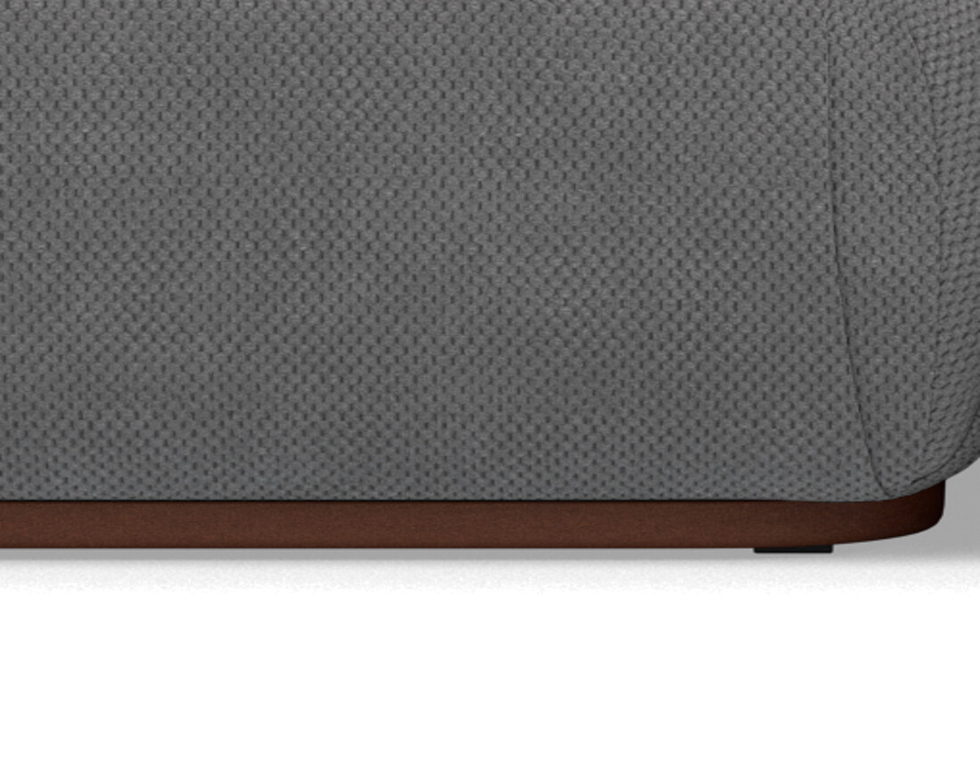 Canapé droit modulable 4 places en velours texturé Penelope Canapé droit modulable 4 places en velours texturé Penelope