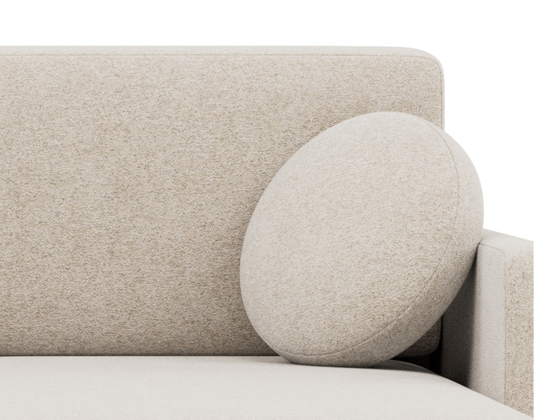 Canapé d'angle réversible 4 places convertible avec coffre en velours texturé Calypso Canapé d'angle réversible 4 places convertible avec coffre en velours texturé Calypso