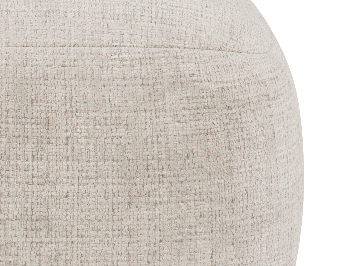 Pouf en velours texturé Grace