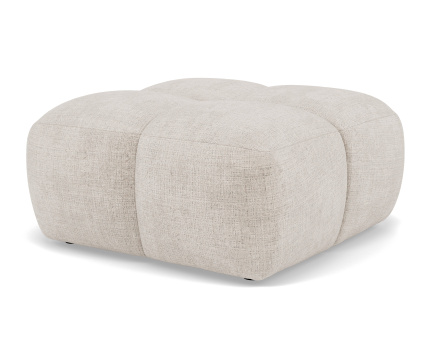 Pouf en velours texturé Grace