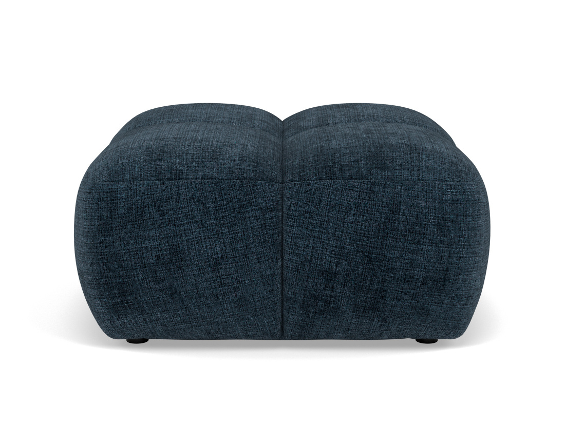 Pouf en velours texturé Grace