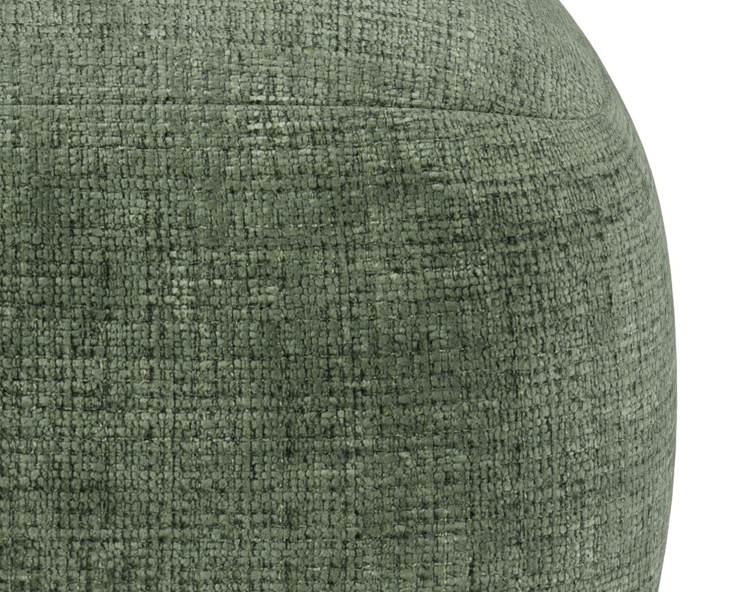 Pouf en velours texturé Grace