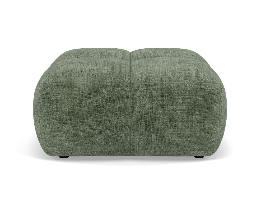 Pouf en velours texturé Grace