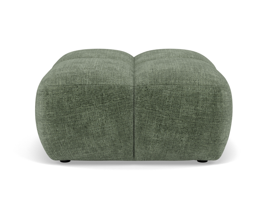 Pouf en velours texturé Grace
