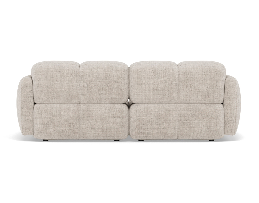 Canapé modulable 2 places en velours texturé Grace