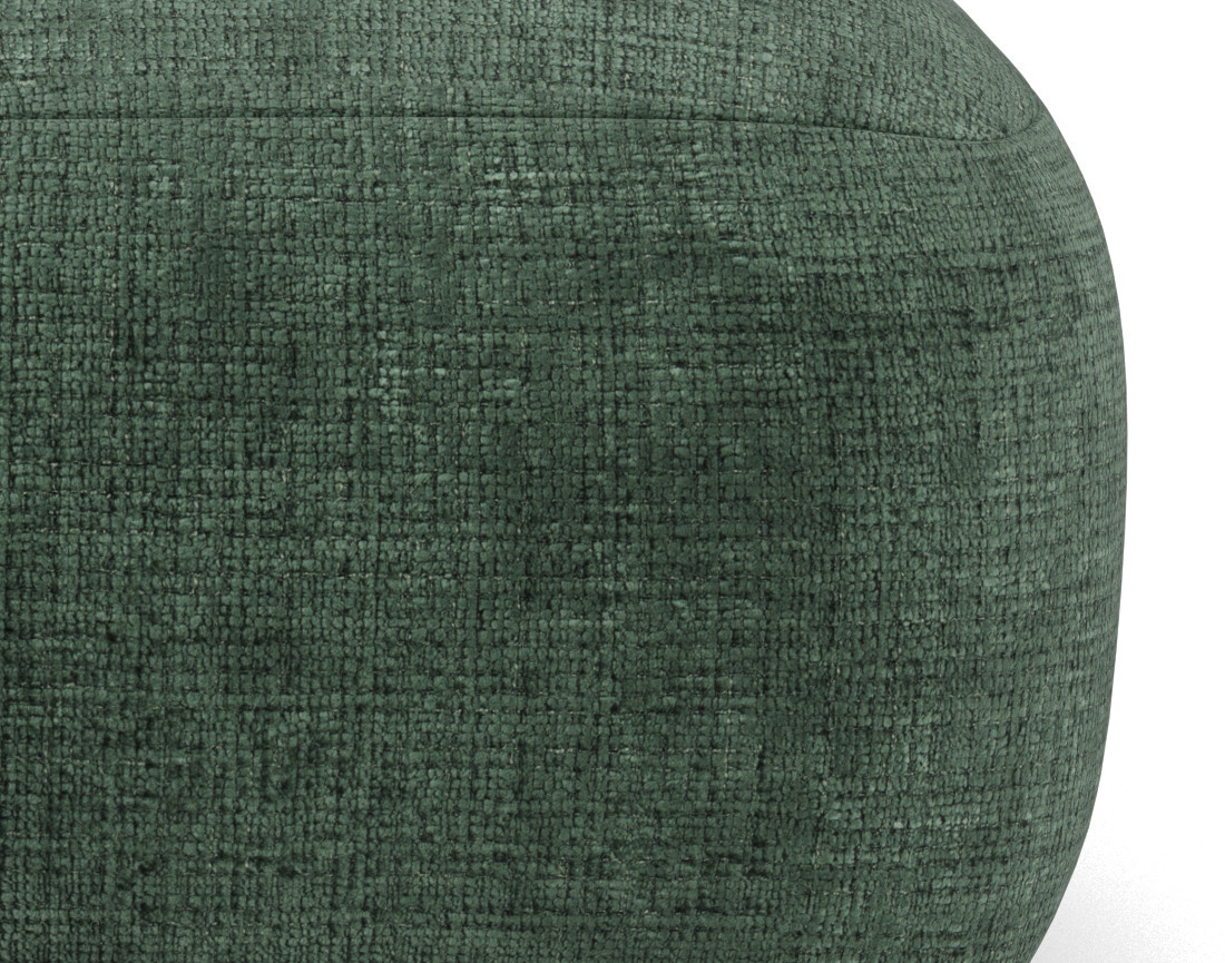 Module d'assise sans accoudoir en velours texturé Grace