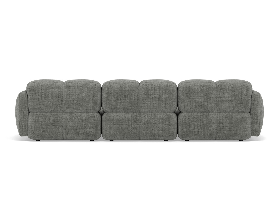 Canapé modulable 3 places en velours texturé Grace Canapé modulable 3 places en velours texturé Grace