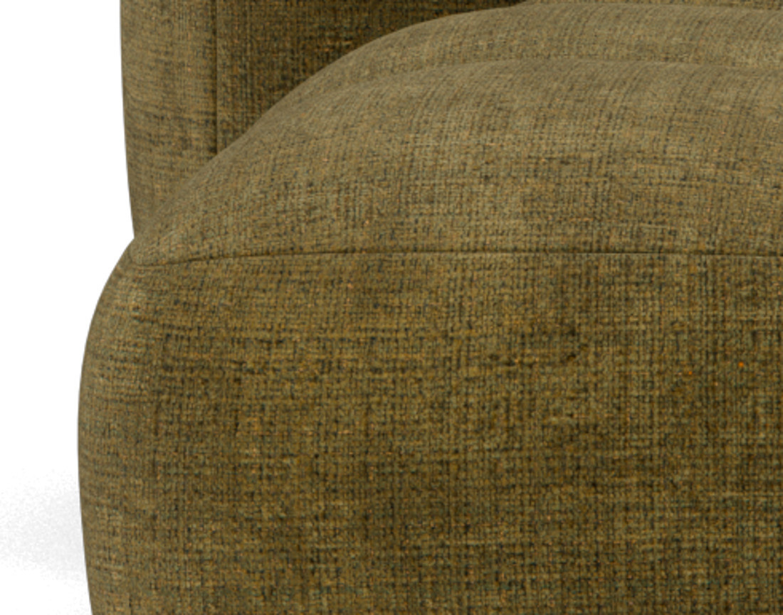 Canapé modulable d'angle réversible 4 places en velours texturé