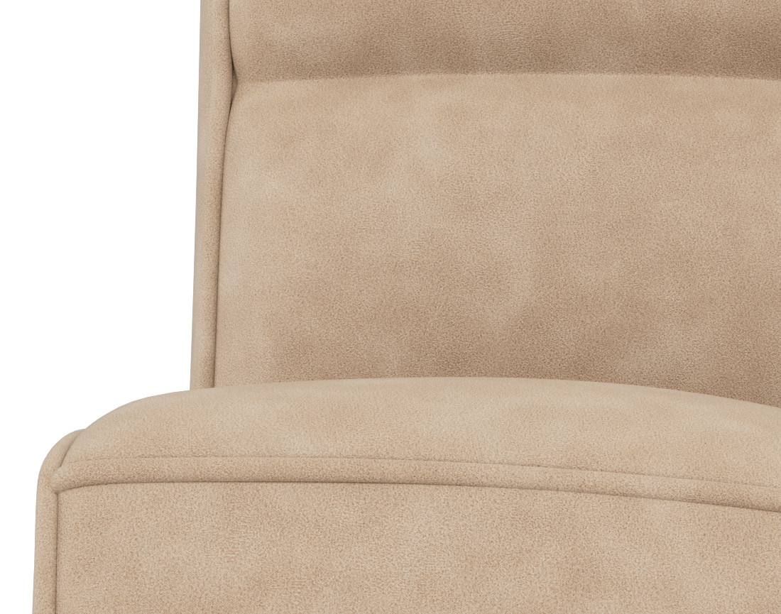 Module d'assise sans accoudoir en simili Alya Module d'assise sans accoudoir en simili Alya