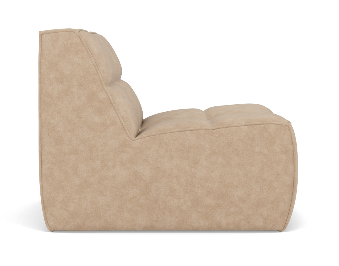 Module d'assise sans accoudoir en simili Alya Module d'assise sans accoudoir en simili Alya