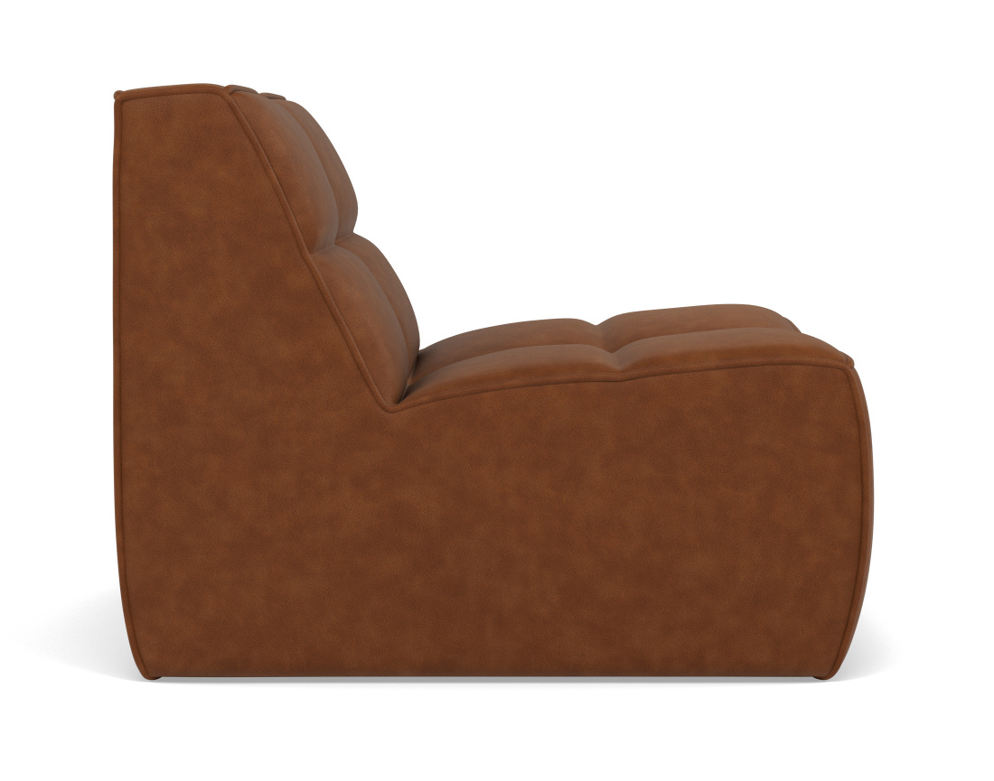 Module d'assise sans accoudoir en simili Alya