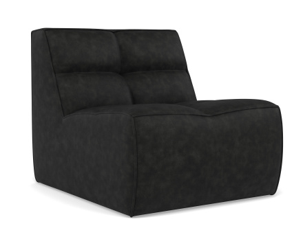 Module d'assise sans accoudoir en simili Alya