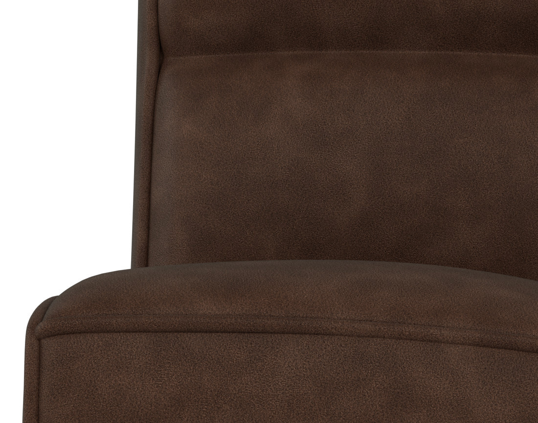 Module d'assise sans accoudoir en simili Alya