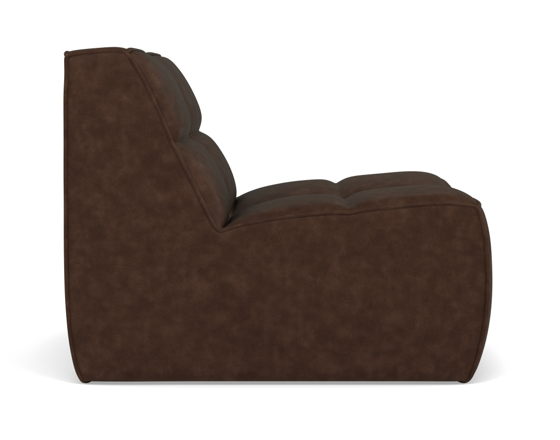 Module d'assise sans accoudoir en simili Alya