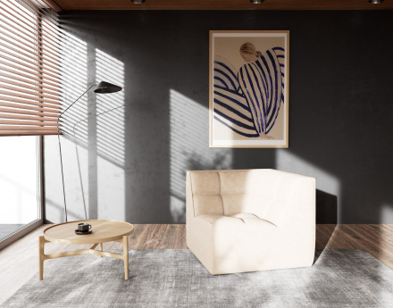 Module d'angle en simili Alya