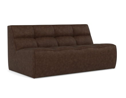 Canapé 2 places en simili Alya