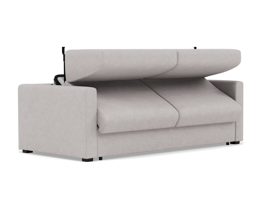 Canapé 3 places convertible express quotidien en tissu Julia