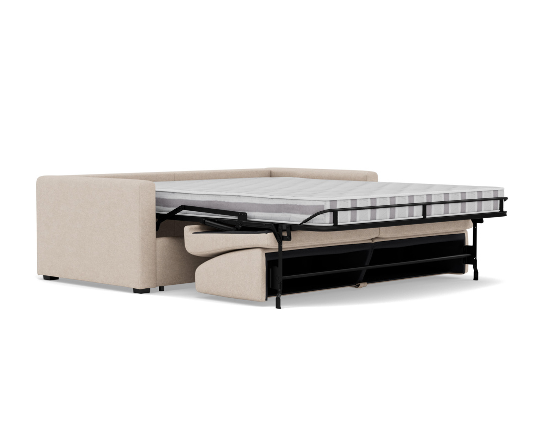 Canapé 3 places convertible express quotidien en tissu Julia
