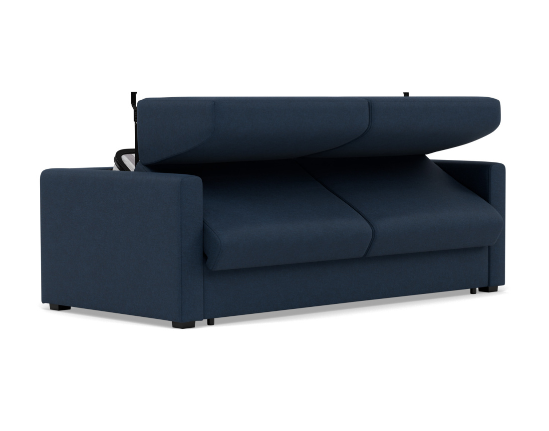 Canapé 3 places convertible express quotidien en tissu Julia