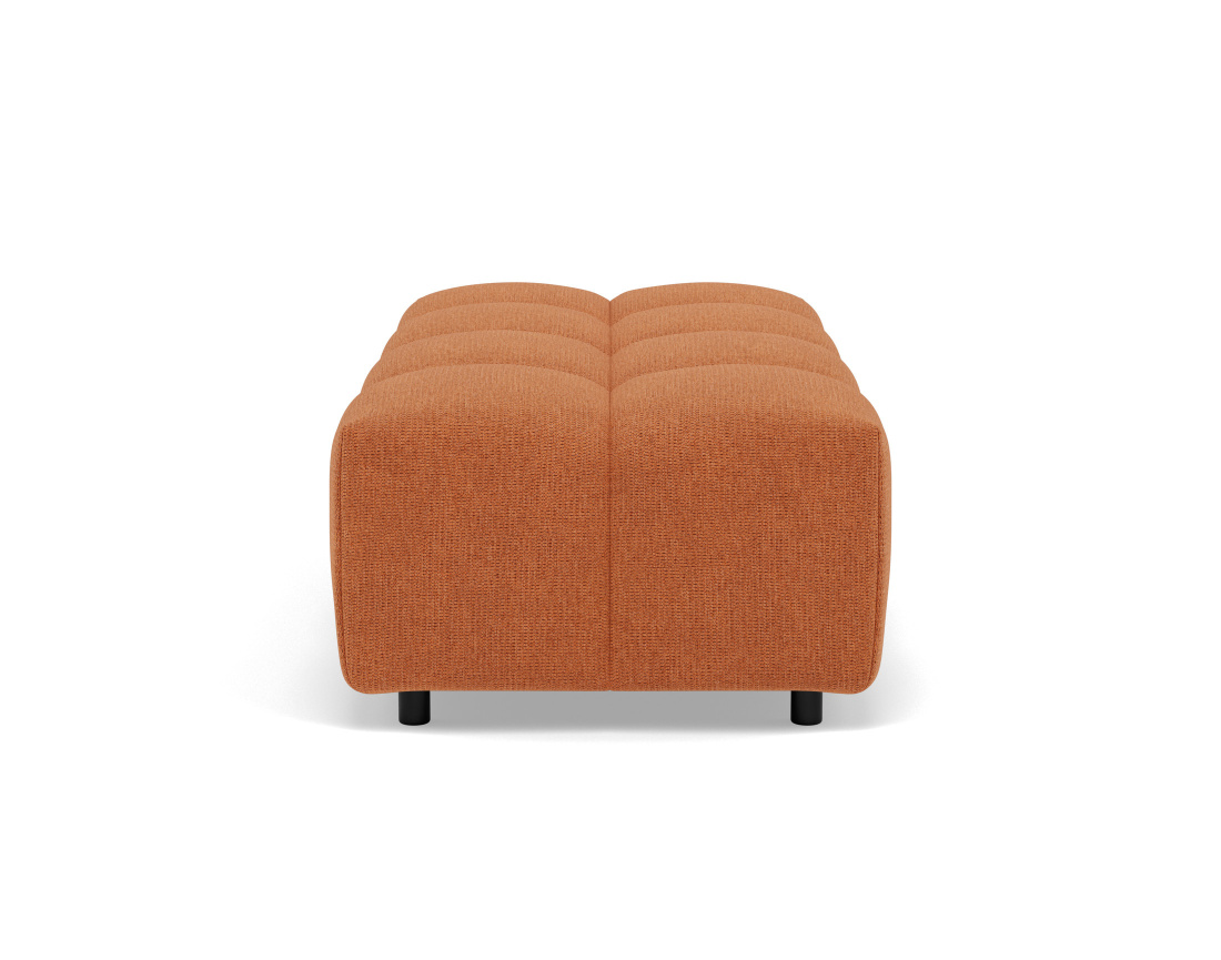 Pouf en tissu texturé Adelaide